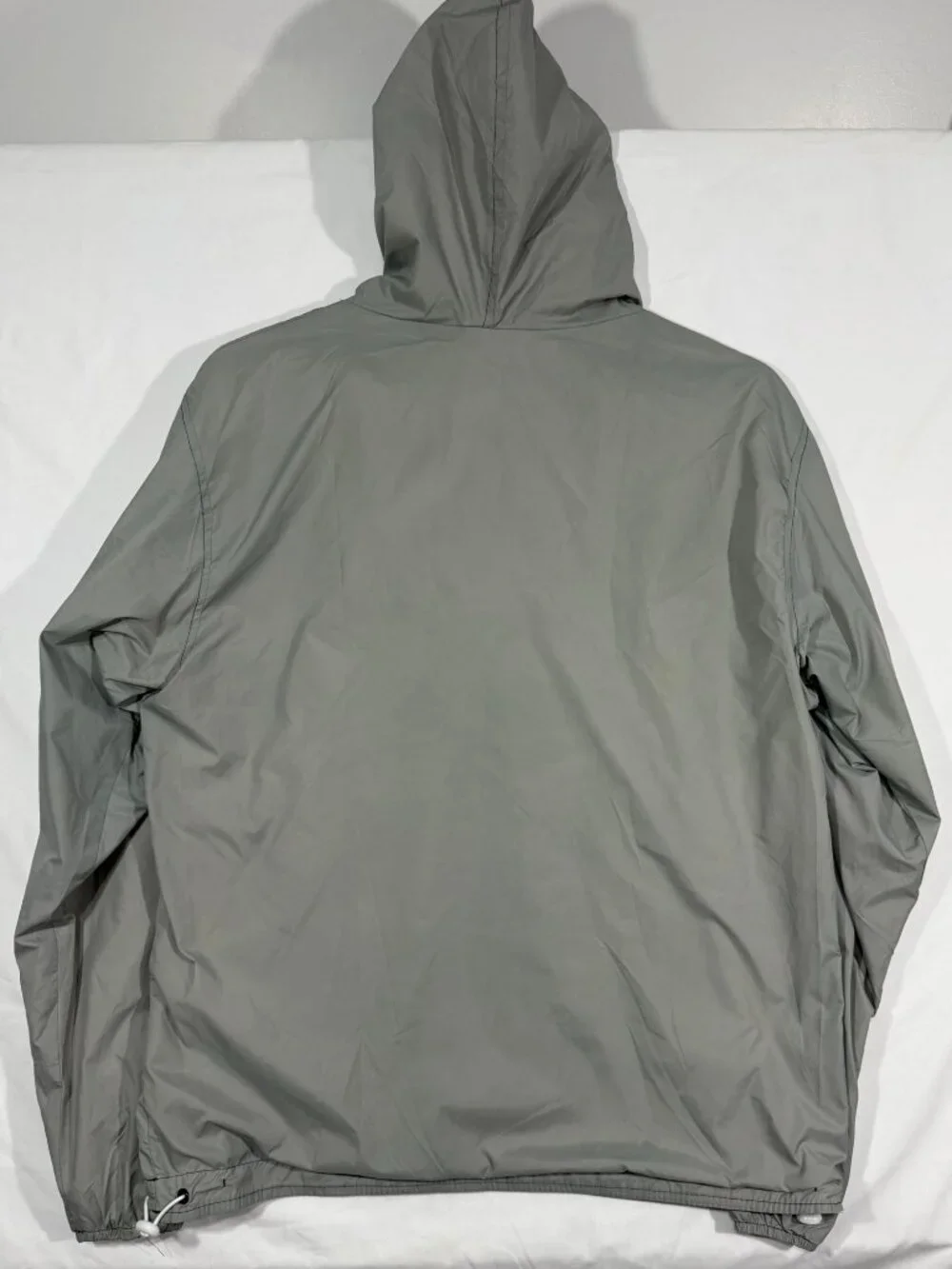 The North Face Men’s Fanorak Half-Zip Anorak Windbreaker Jacket Grey M Y2K..